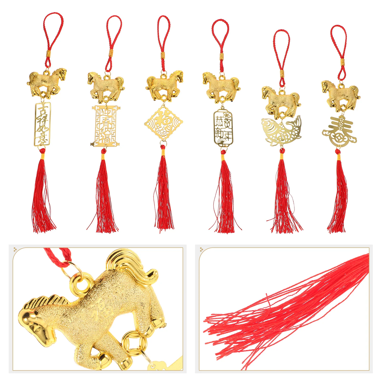 Китайская новогодняя статуя лошади