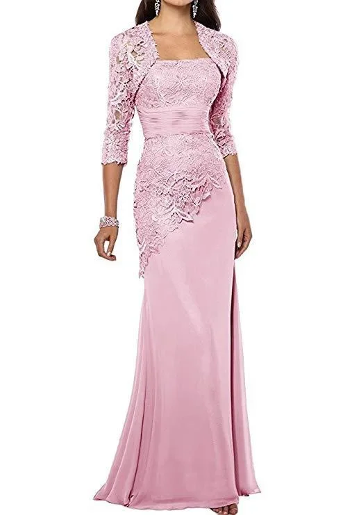 New chiffon lace mother of the - Фотография_5