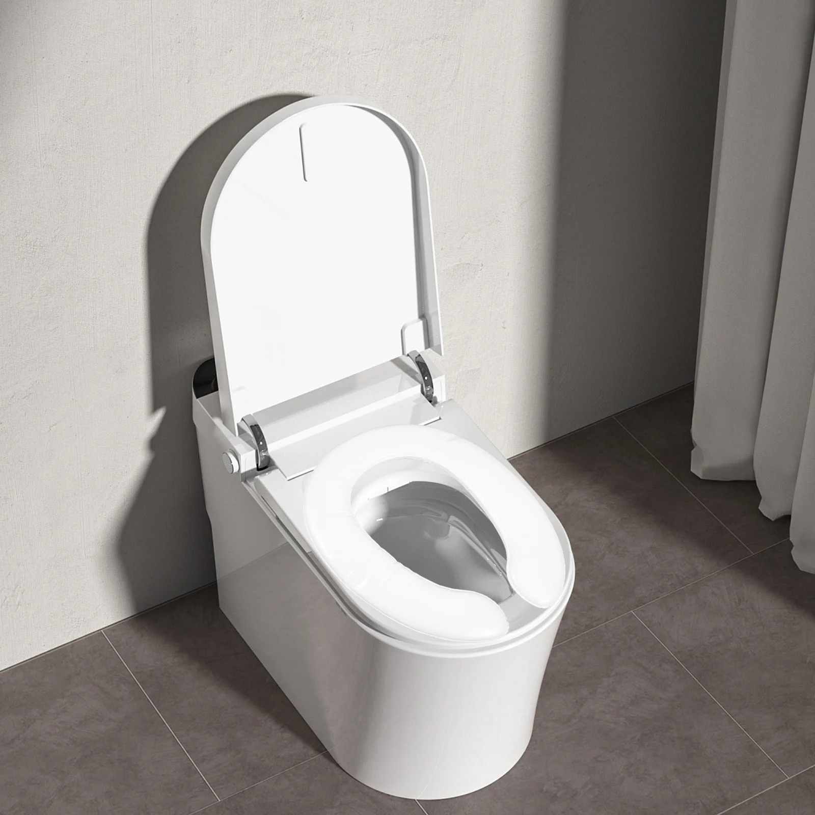 Подушка на сиденье унитаза с мягкой подкладкой - Фотография_5