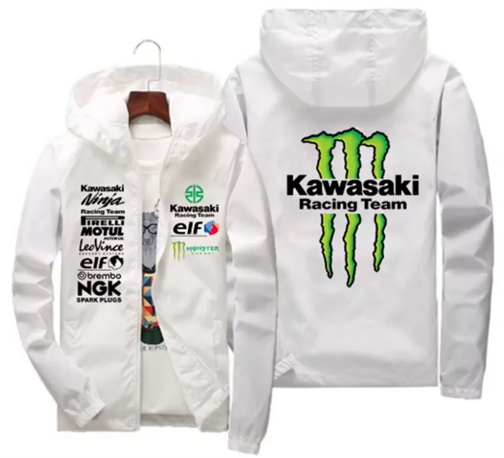 Куртка гоночной команды с логотипом kawasaki - Фотография_3
