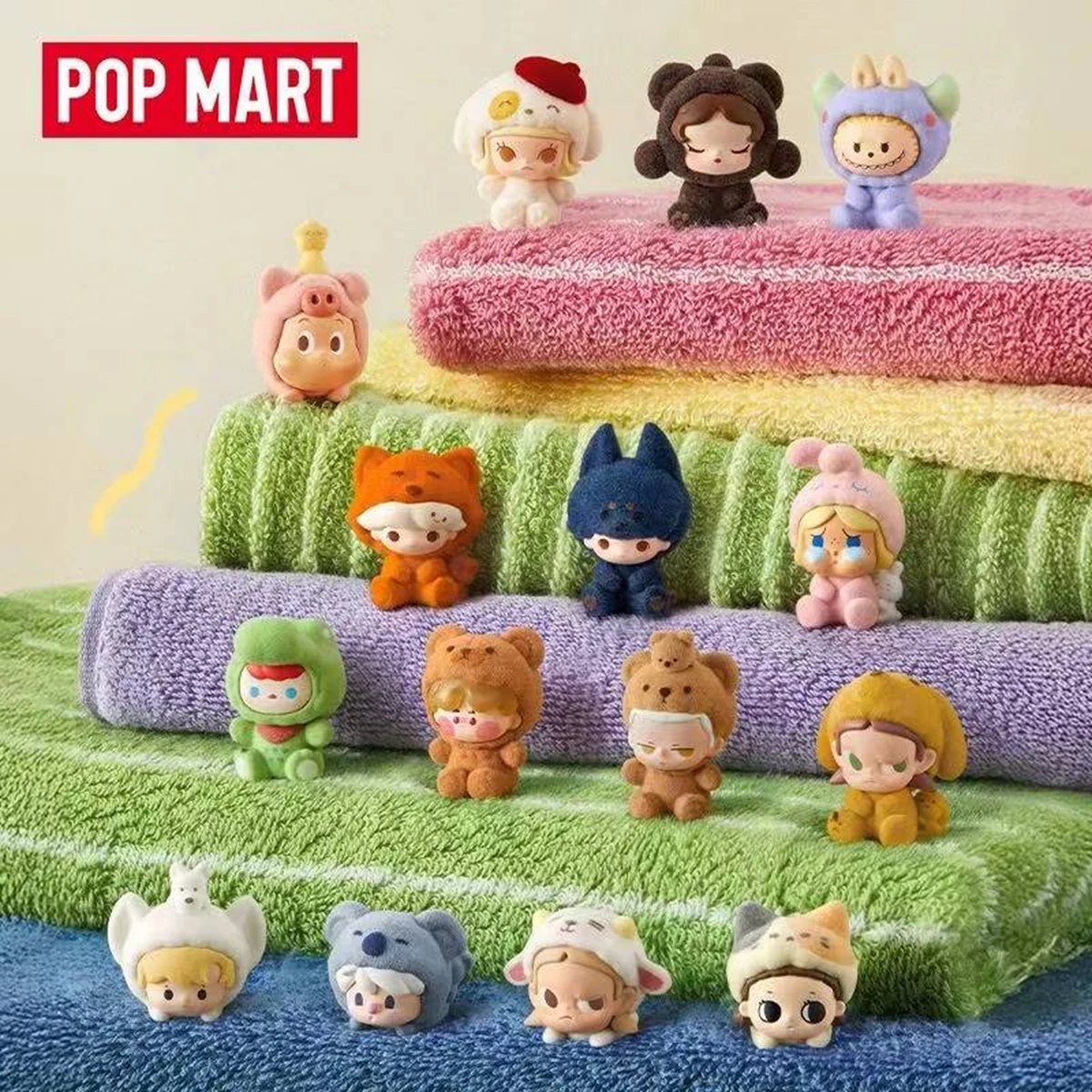 Pop mart, пижамы bean drag series слепая коробка
