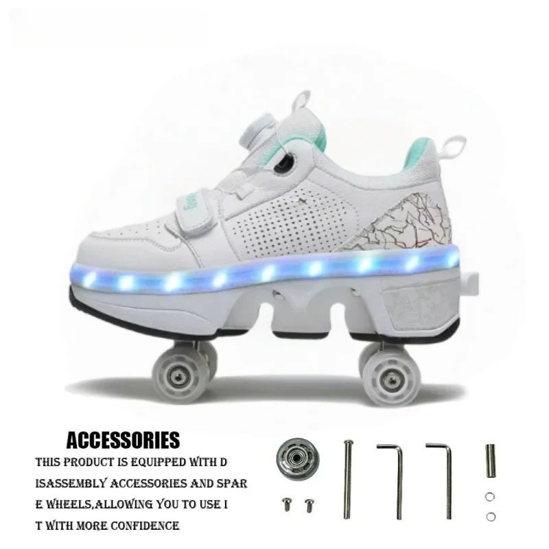 Роликовые туфли с зарядкой через usb - Фотография_4