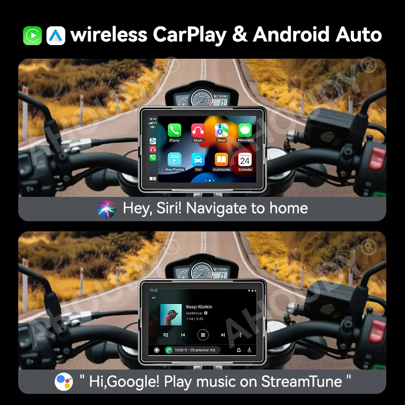 Ahoudy 5 дюймов мотоциклетный навигационный - Фотография_3