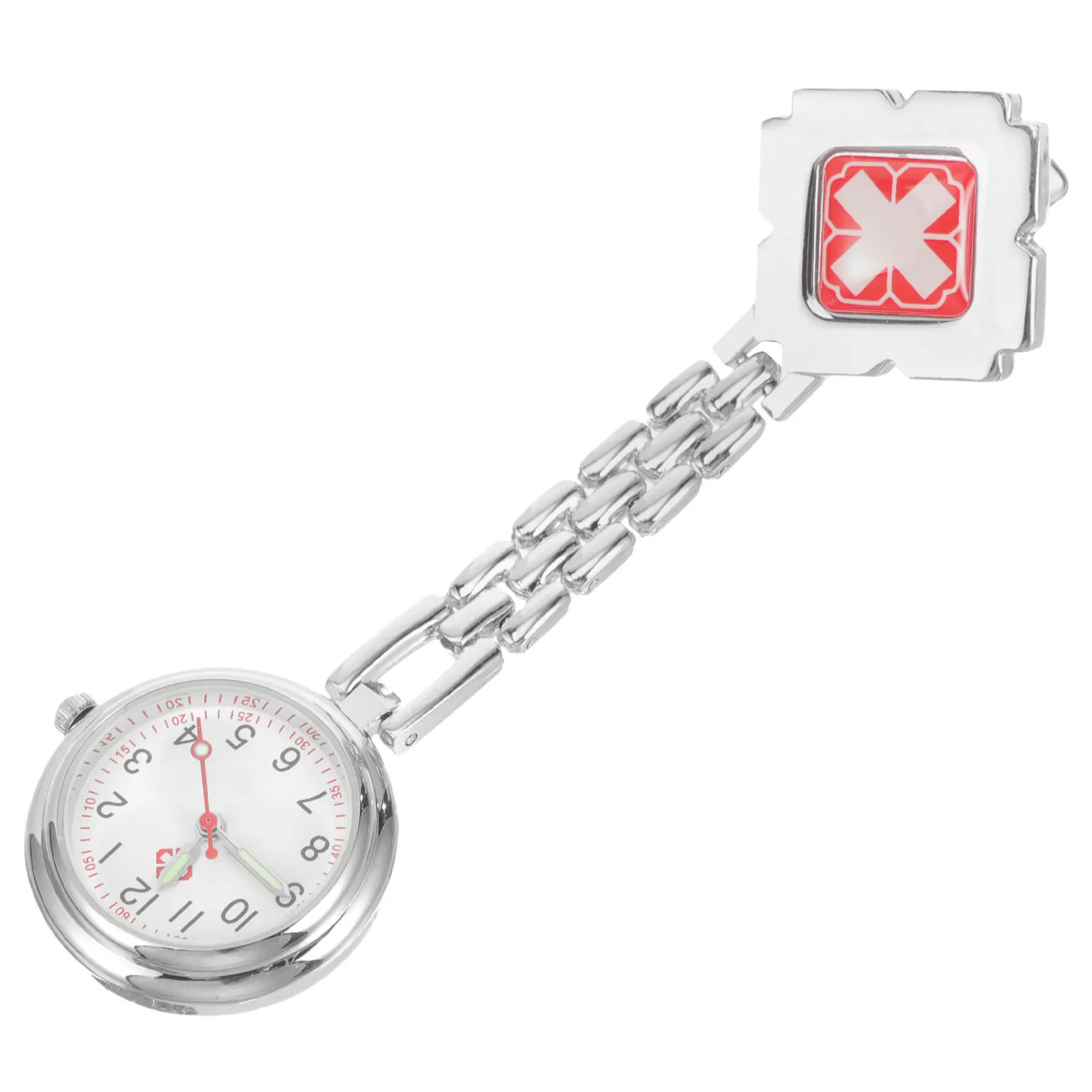 Карманные часы для медсестры с клипсой на брелоке - Фотография_2
