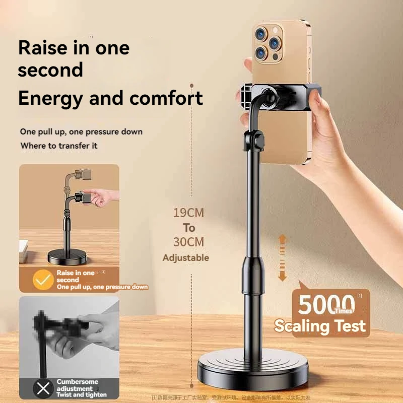 Вращающийся настольный держатель для телефона для huawei samsung iphone - Фотография_3