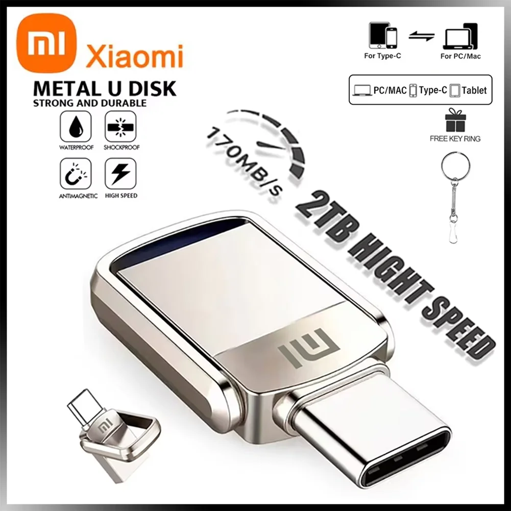 Xiaomi 2 тб usb-накопитель lightning interface 2 в 1 usb3