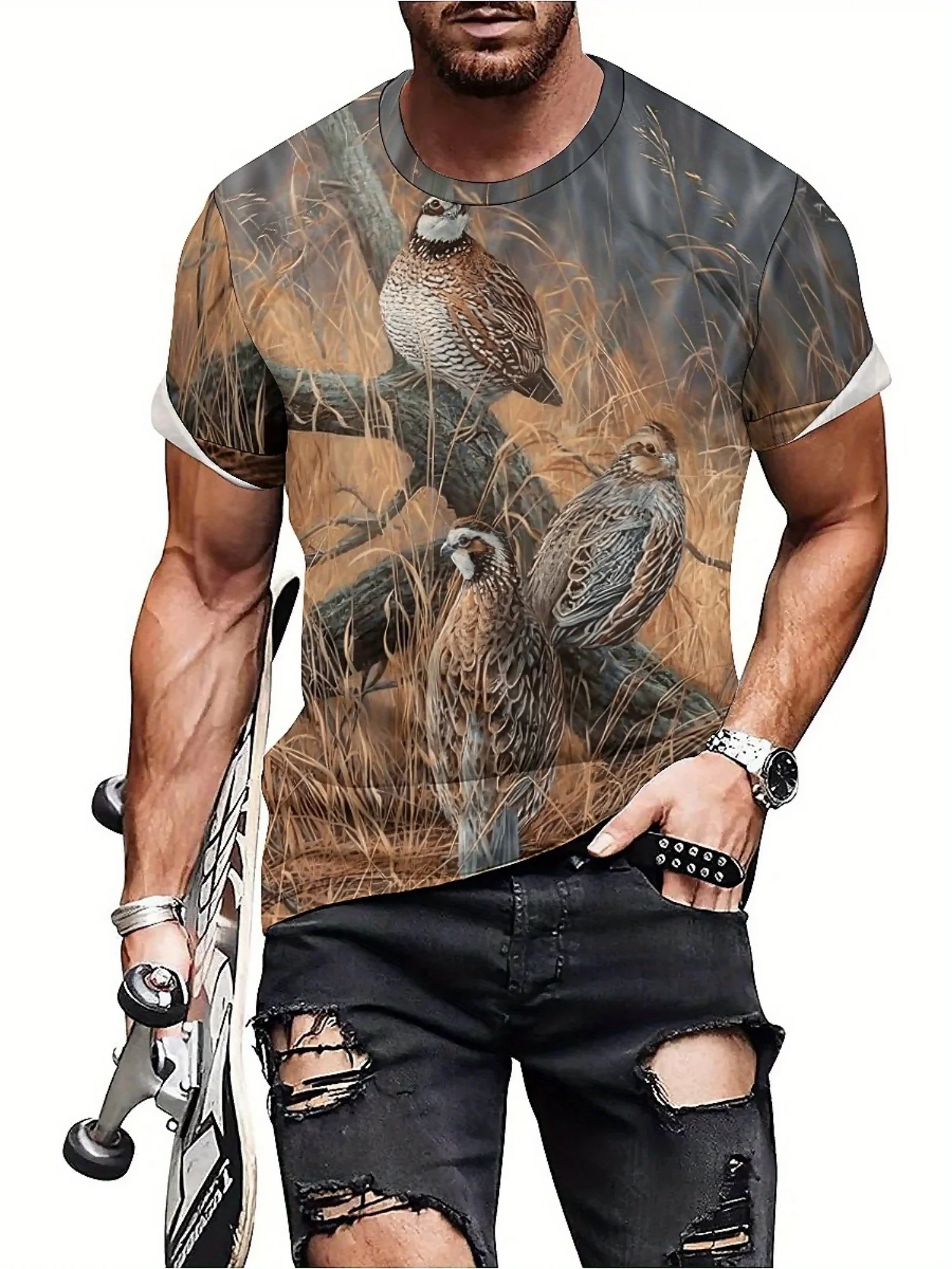 Летняя готическая футболка с 3d - Фотография_3