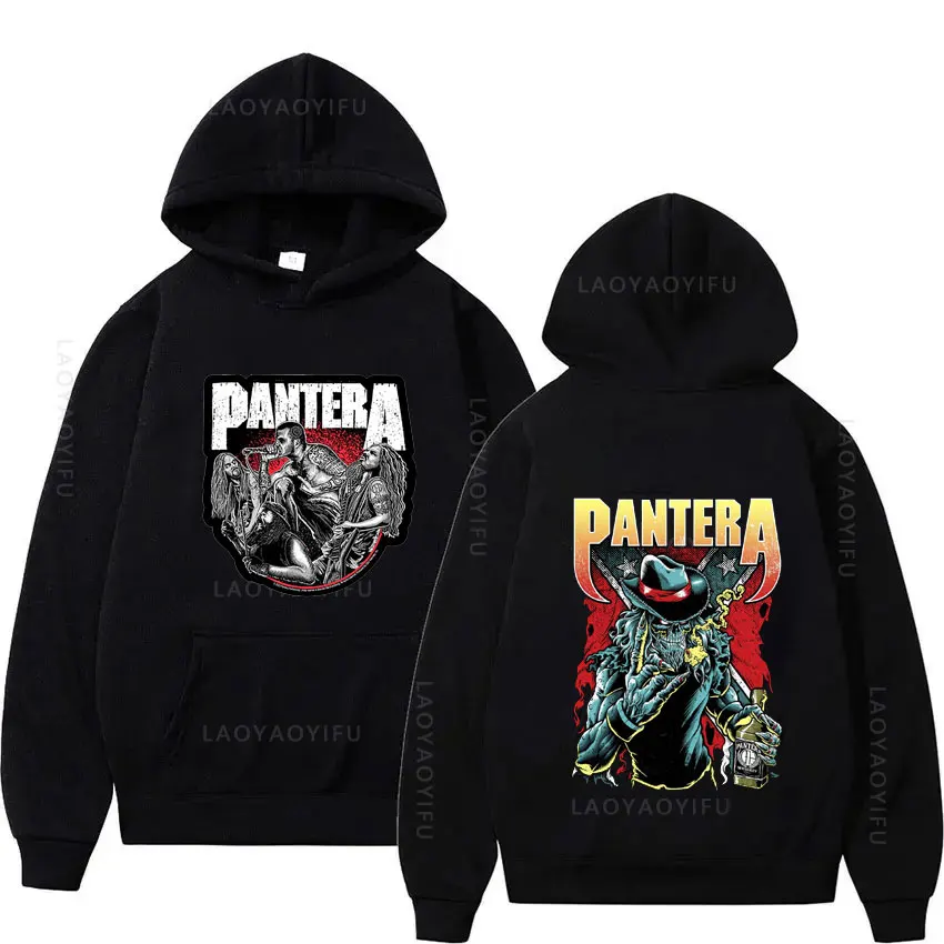 Толстовка pantera y2k мужская с капюшоном