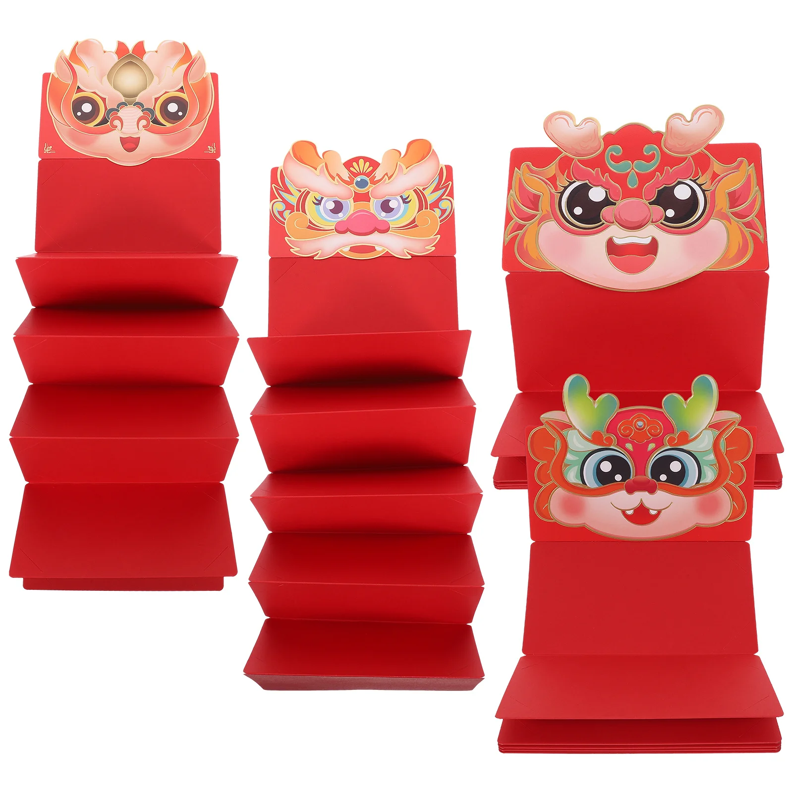 Складные красные конверты в китайском - Фотография_3