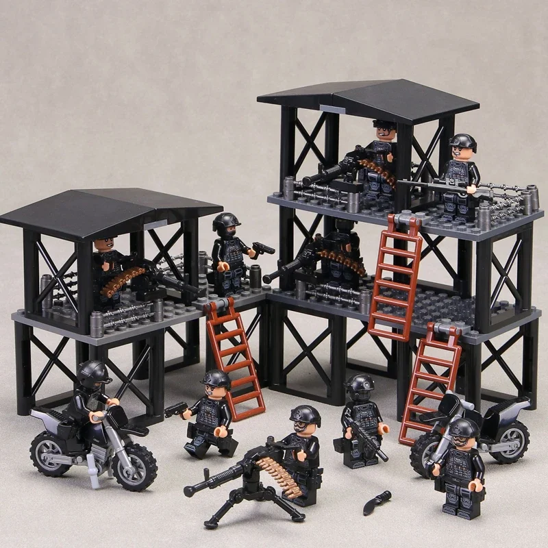 Ww2 barracks moc soldier camp sentry - Фотография_5