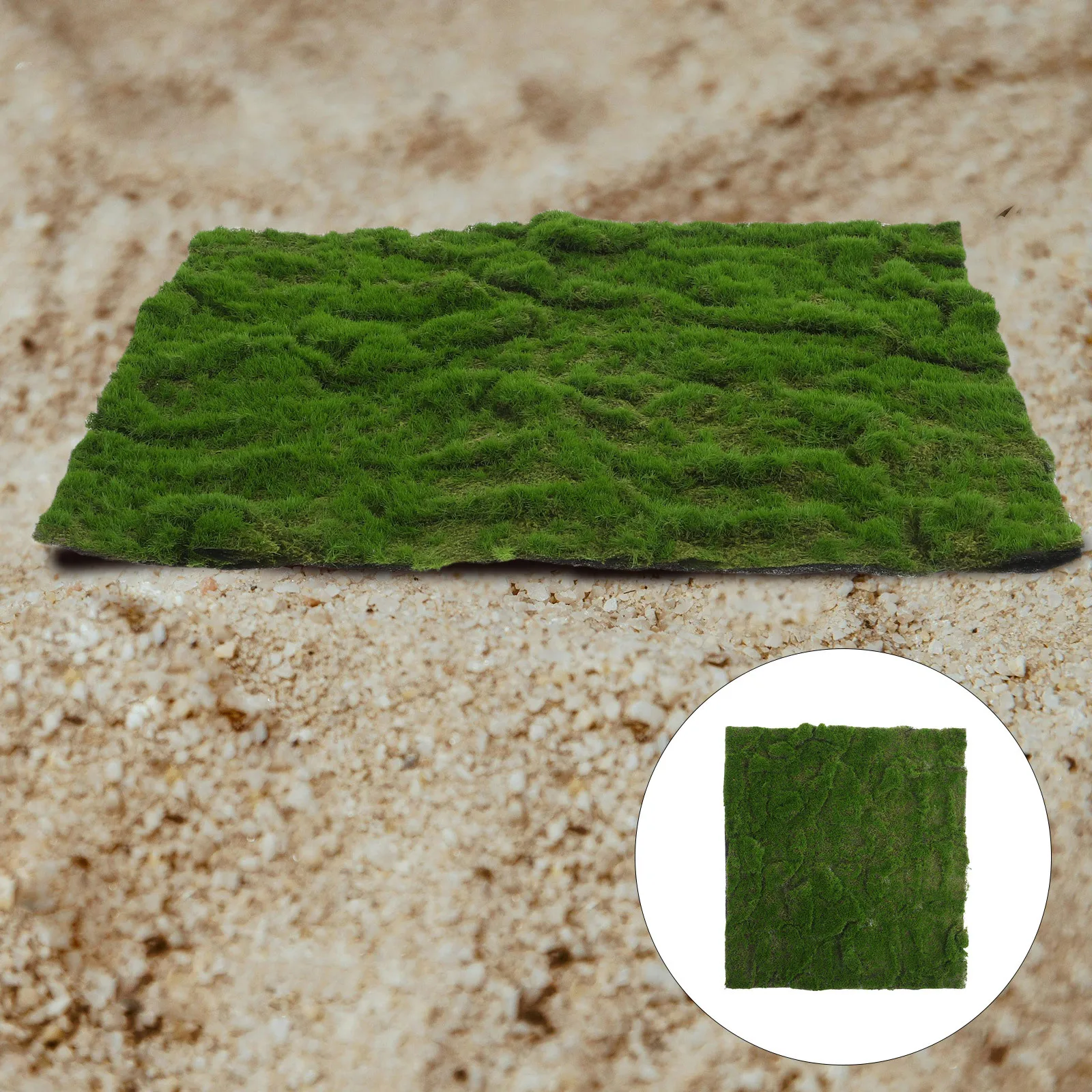 Рулонный коврик из искусственного мха 30 см для поделок