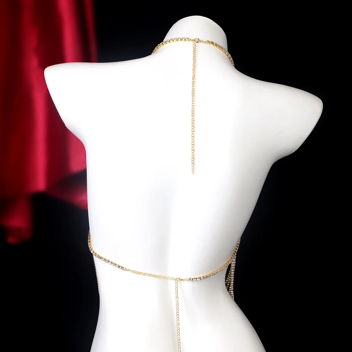 Роскошная женская цепочка в полоску - Фотография_4