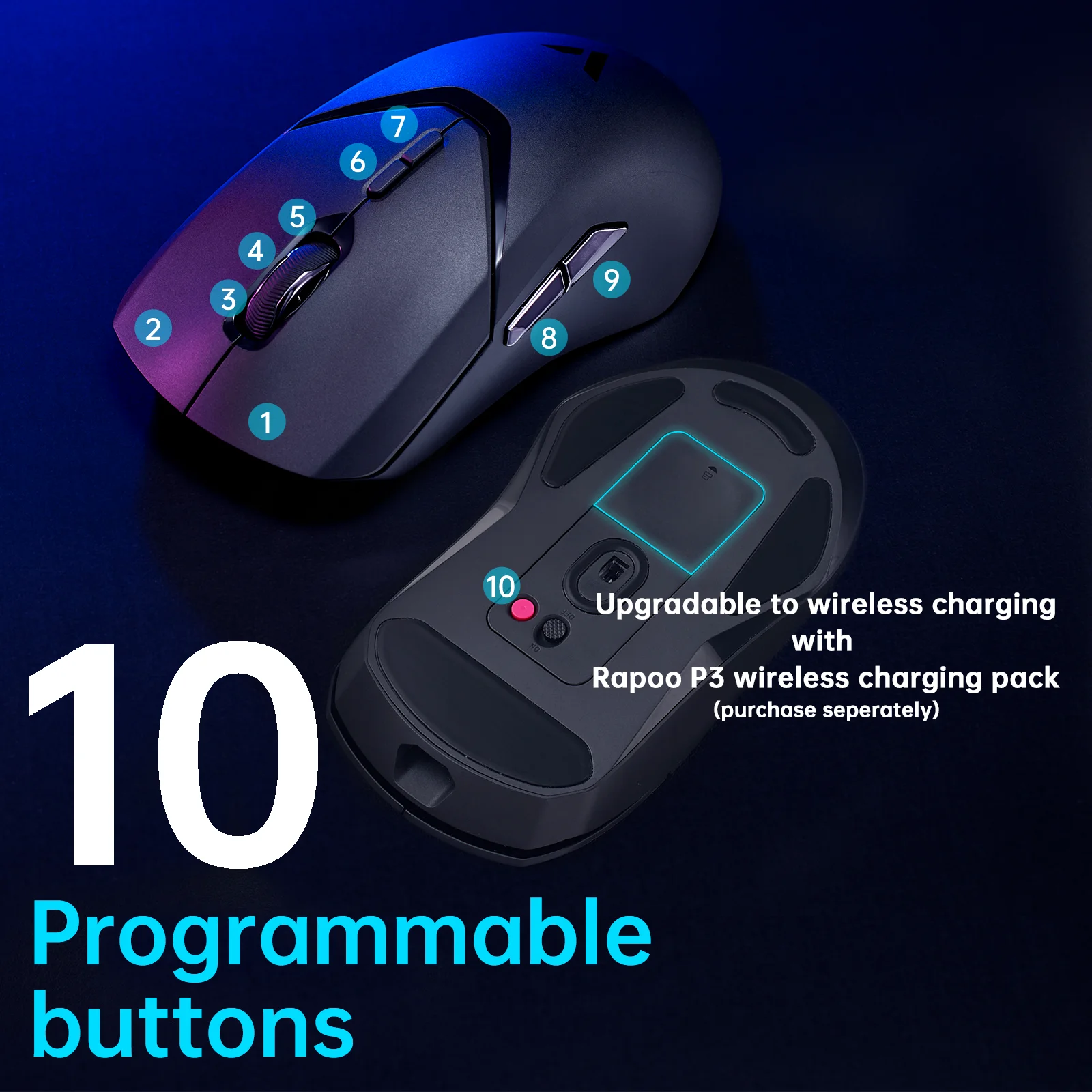 Rapoo vt9pro беспроводная игровая - Фотография_5