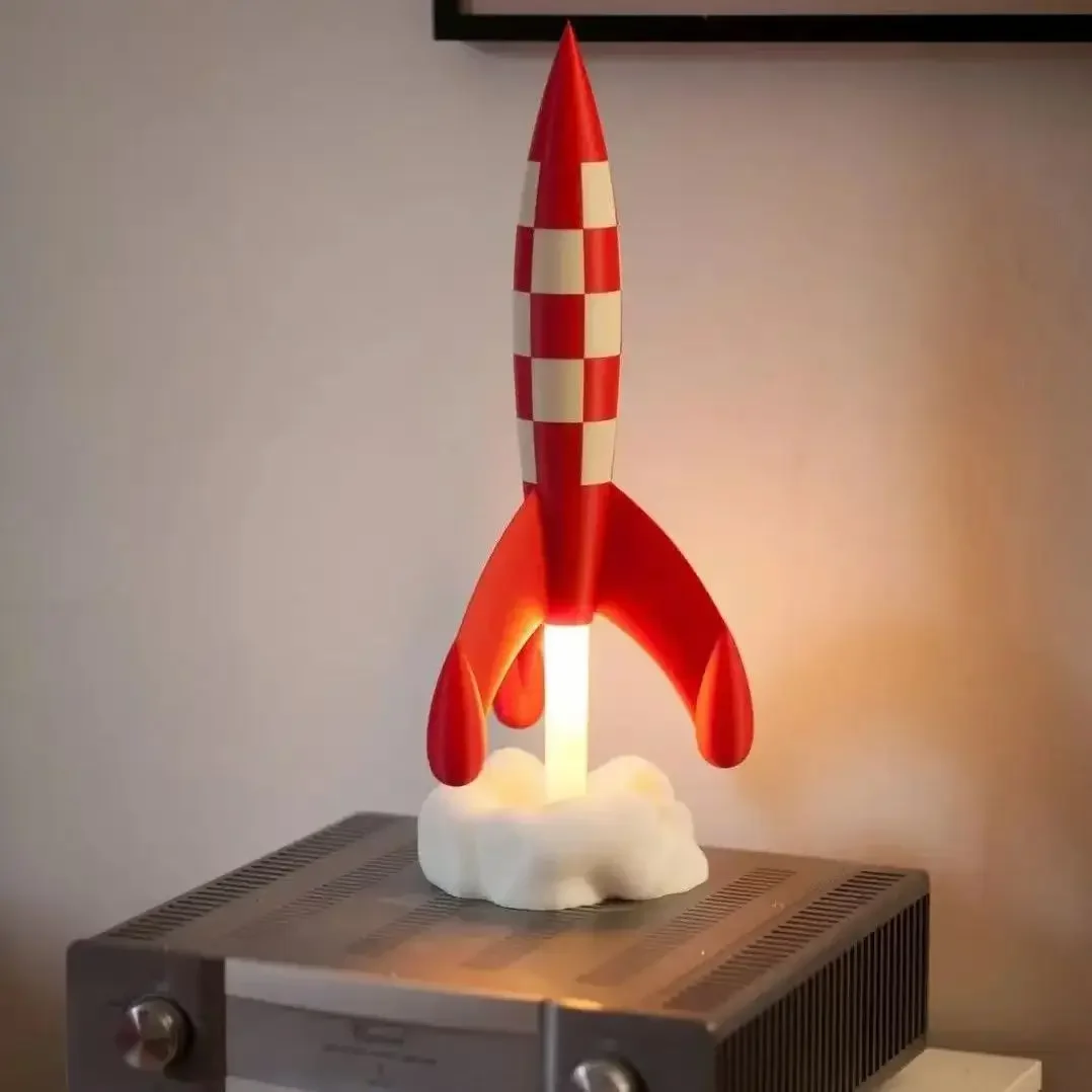 37cm 3d print space rocket launching