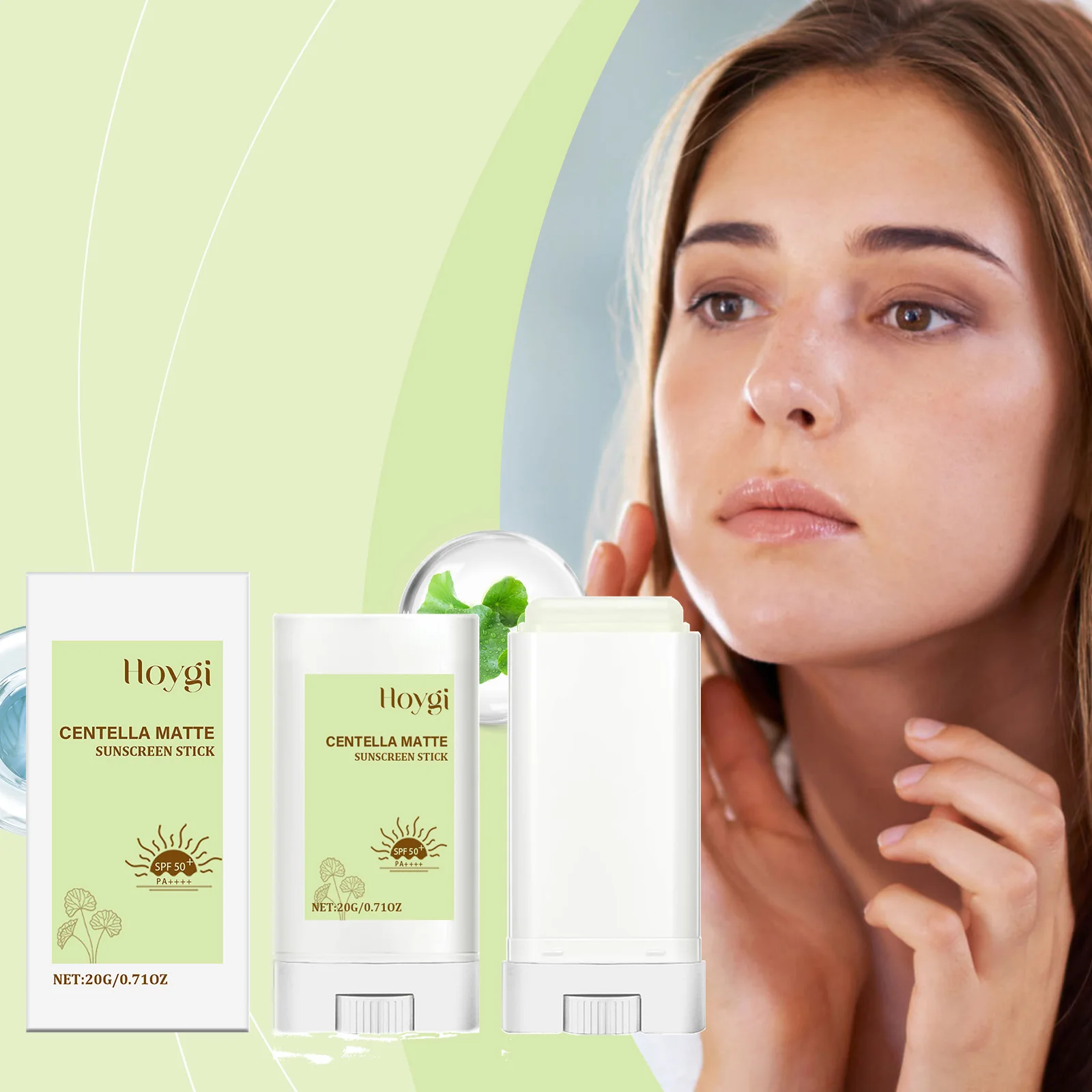 Матовый солнцезащитный крем centella spf50+ pa++++ |   безмасляная - Фотография_4