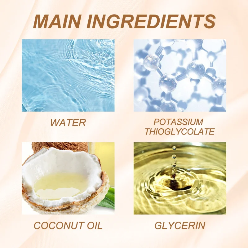 Крем для удаления волос с кокосом - нежный крем для депиляции для подмышек - Фотография_5