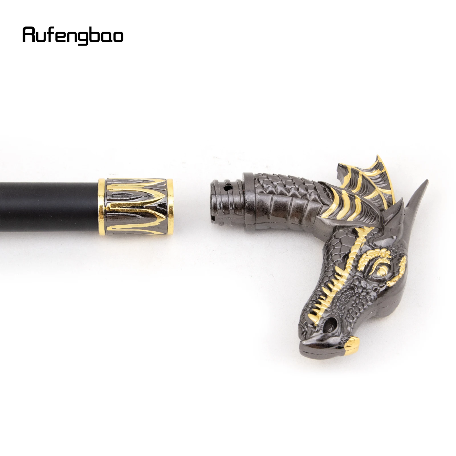 Черная золотая голова дракона - Фотография_5