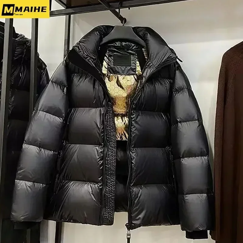 Мужской утолщенный пуховик на гусином пуху - Фотография_4