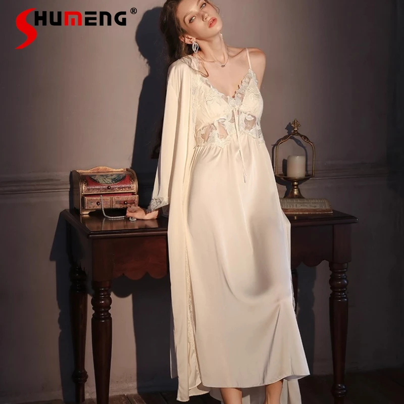 Халат невесты и подружки невесты с накладкой на грудь для женщин - Фотография_5