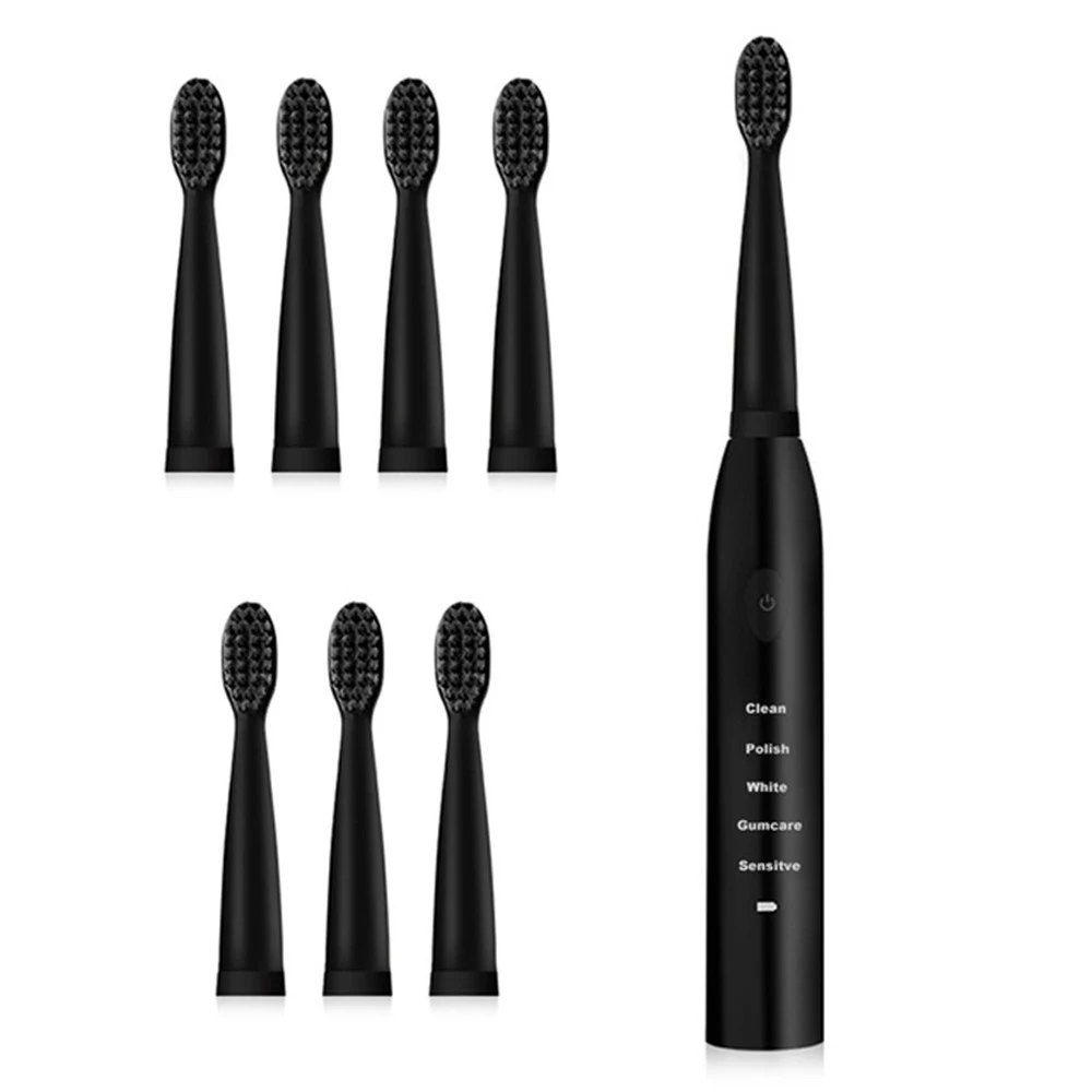 Ультразвуковая звуковая электрическая зубная щетка - Фотография_6