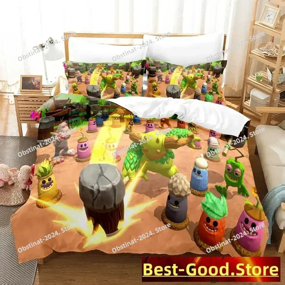 Комплект постельного белья game my singing monsters 2023 - Фотография_4