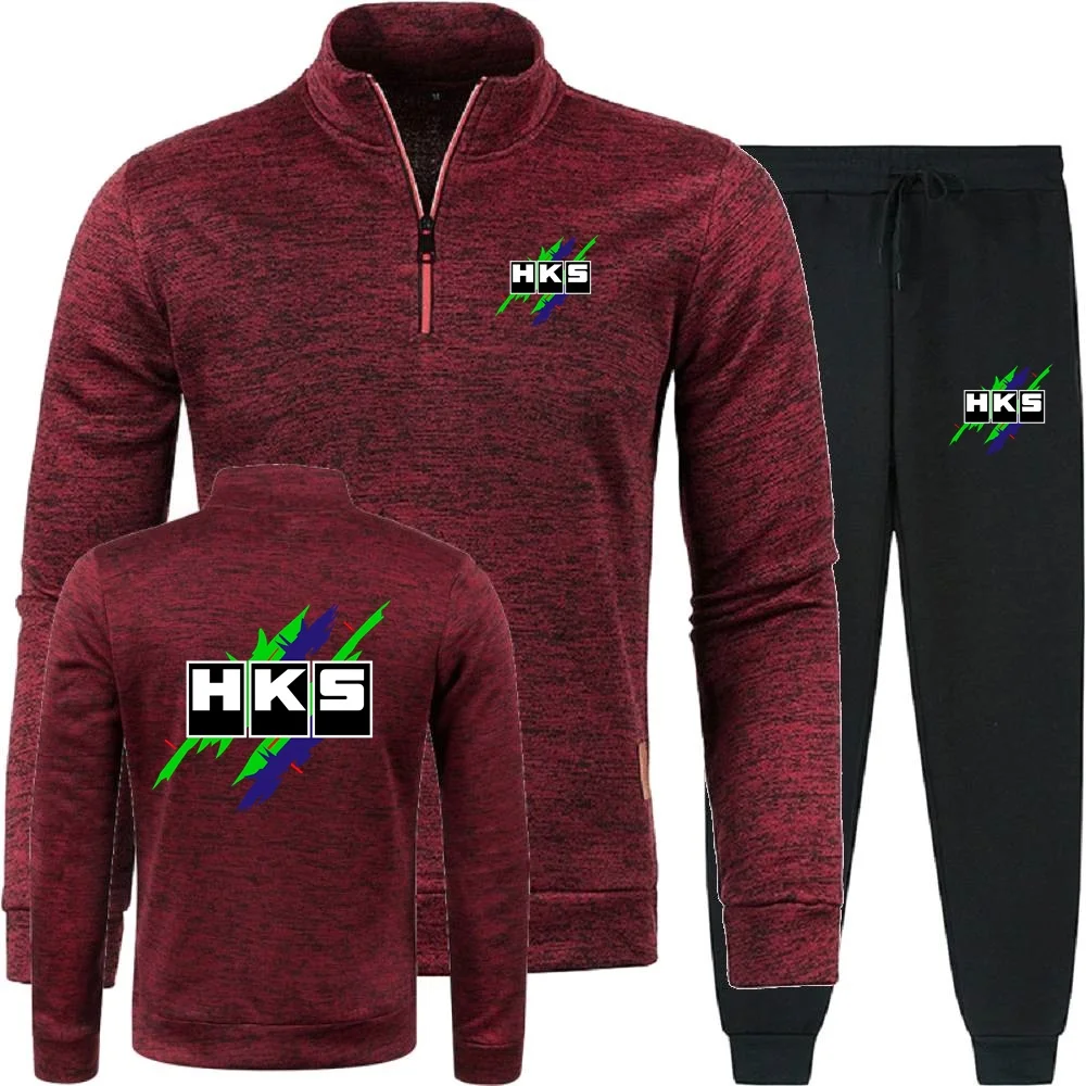 Мужской пуловер с автомобилем hks - Фотография_5