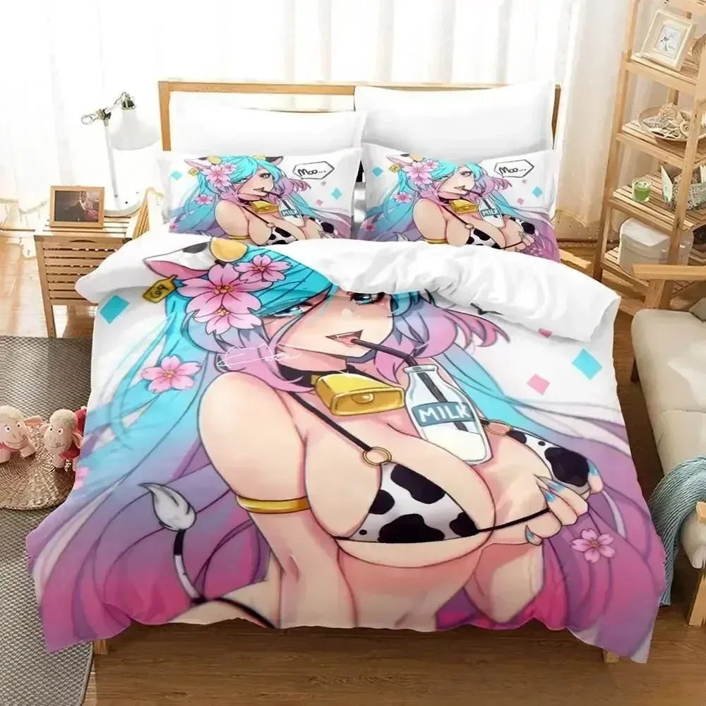 Новый сексуальный комплект постельного белья silvervale vtuber для девочек - Фотография_3