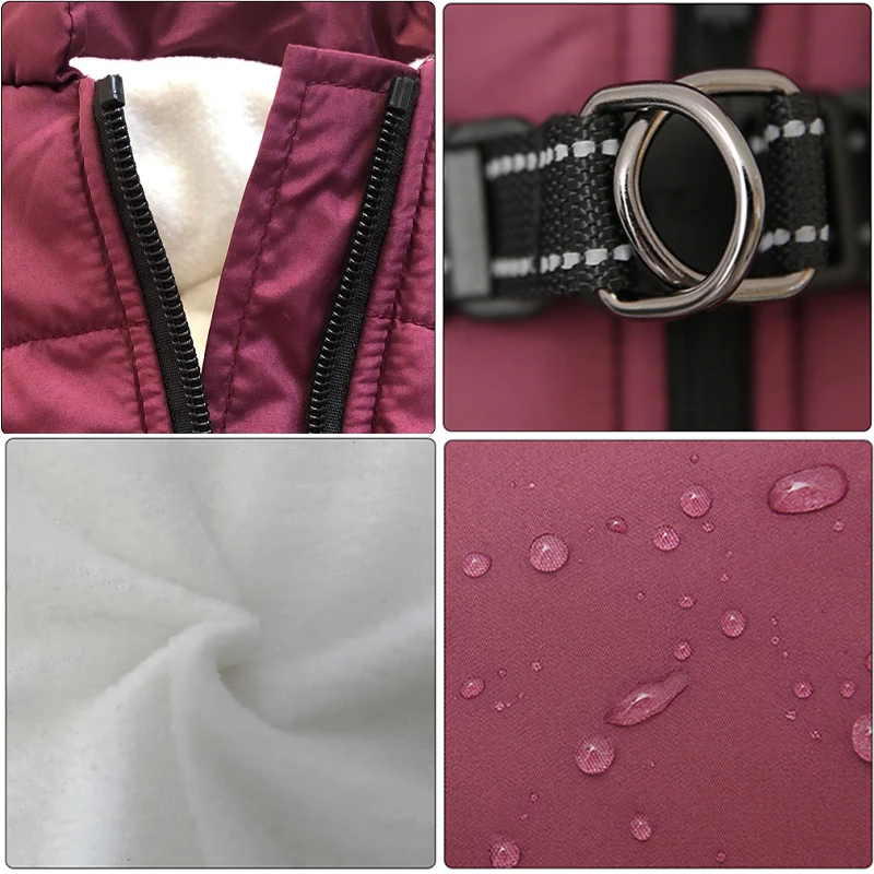 Зимняя одежда для собак с ремнями - Фотография_5