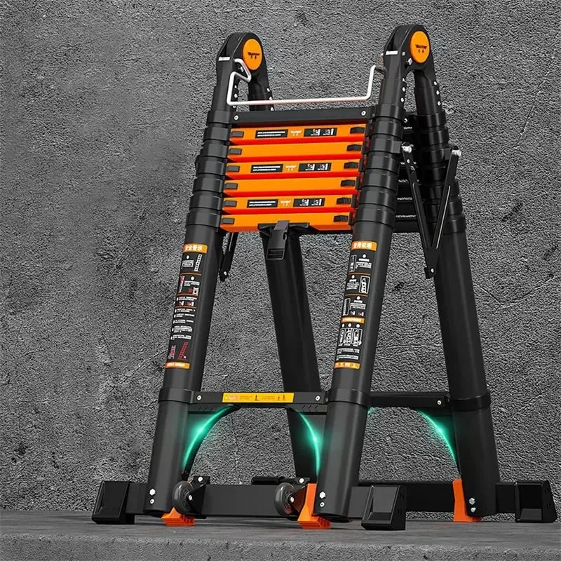 Телескопическая лестница из алюминиевого сплава