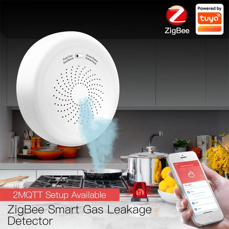 Датчик утечки горючего газа tuya zigbee - Фотография_2
