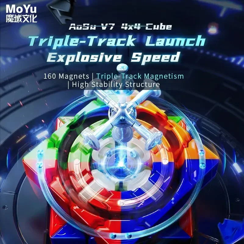 Moyu 4x4 cube aosu v7 4x4 wrm уф-шар
