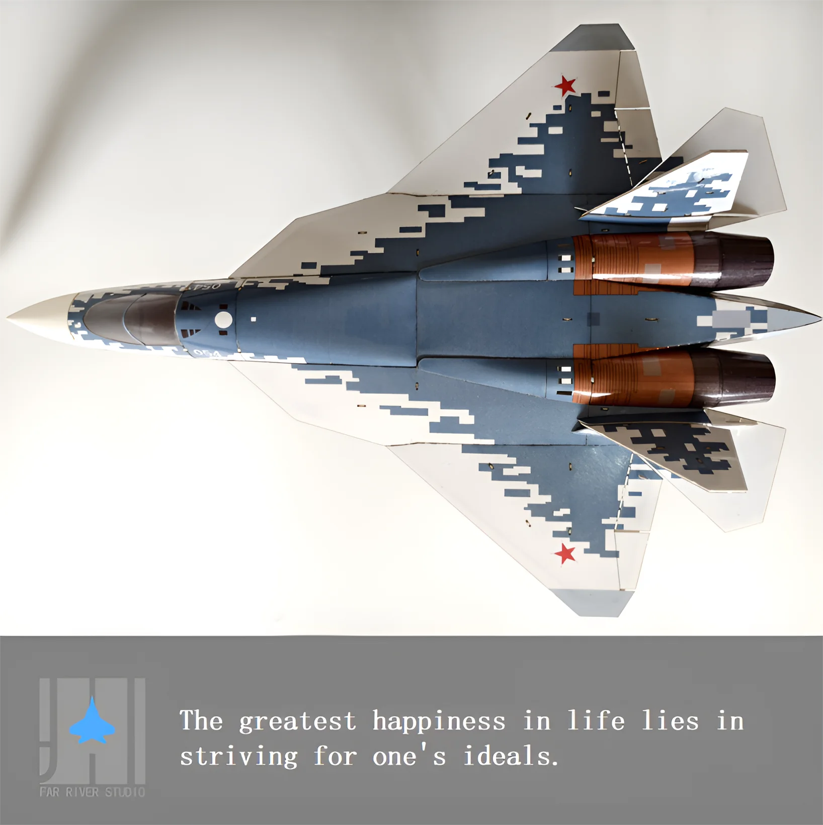 Мини-модель su-57 - Фотография_3