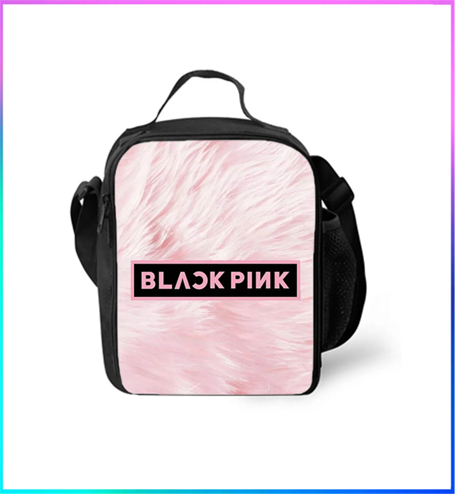 Детская водонепроницаемая сумка для обеда унисекс b_lackpink