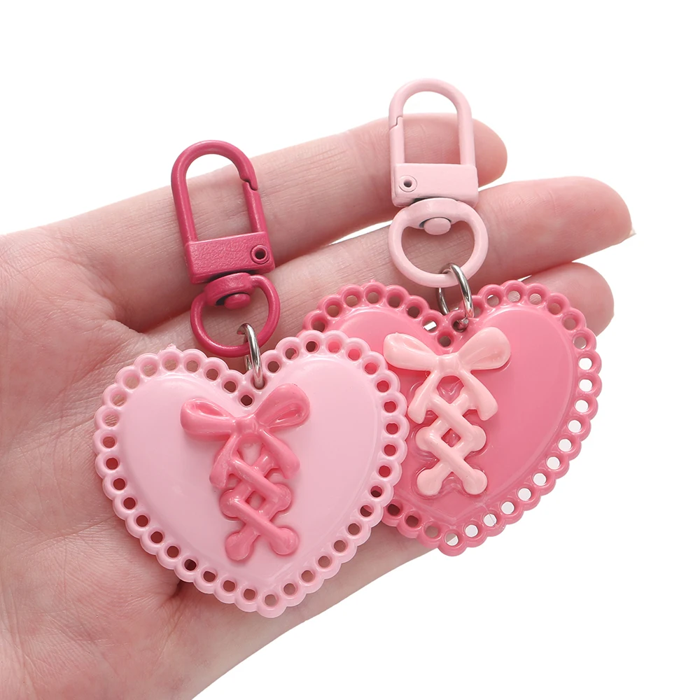 3d розовый переплет бант сердце - Фотография_5