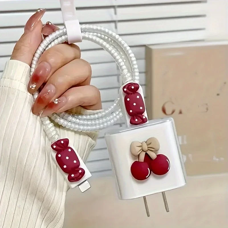 Чехол-зарядное устройство 3d cherry