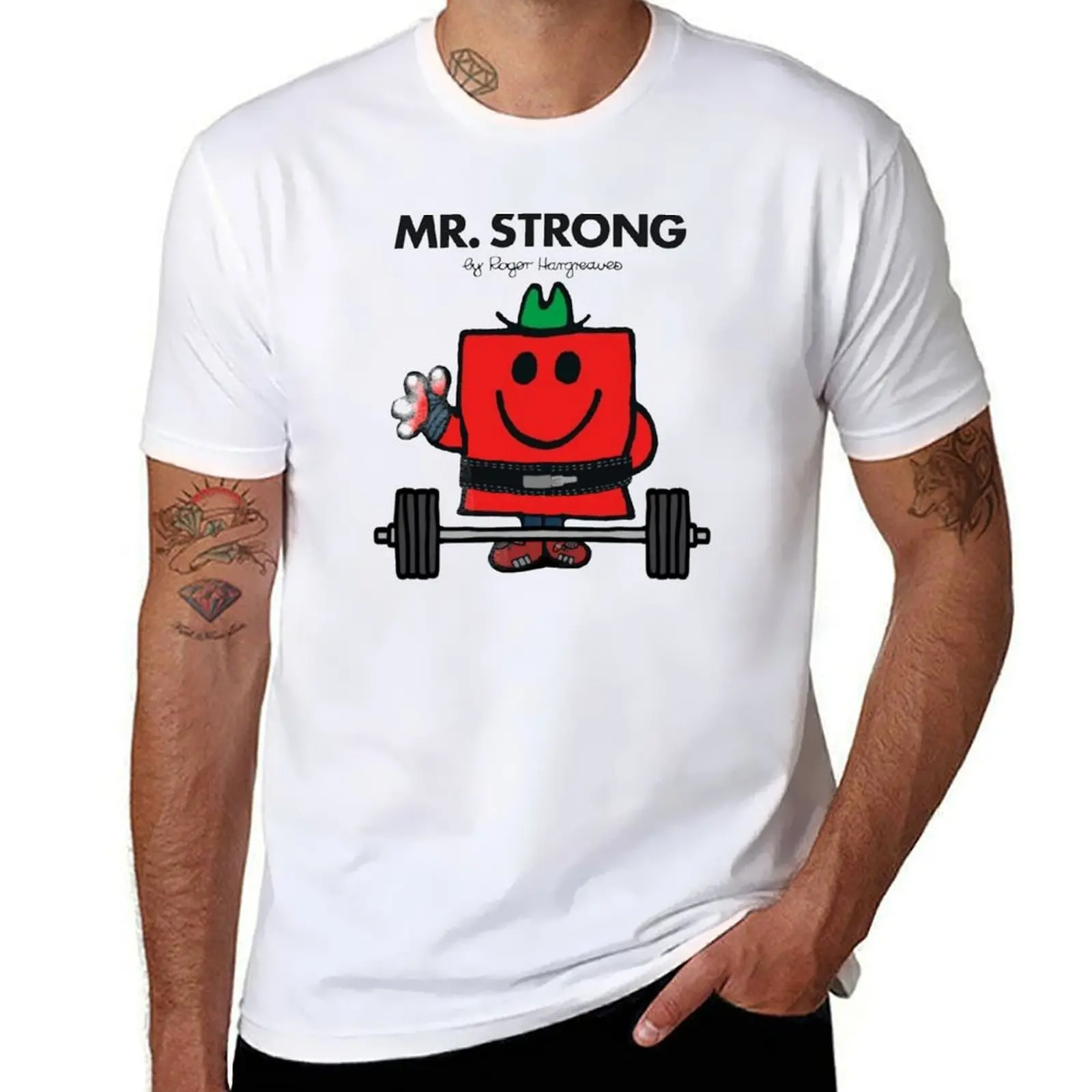 Футболка mr strong со штангой для тяжелой атлетики