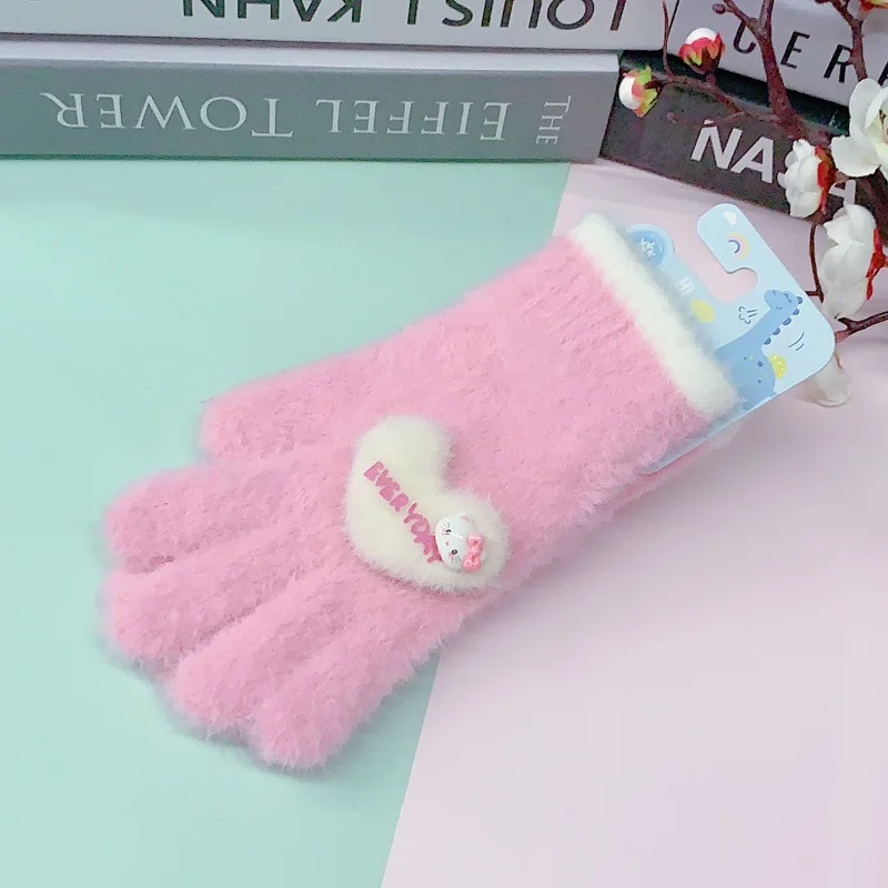 Детские перчатки kawaii sanrio для детей 6-11 лет - Фотография_2