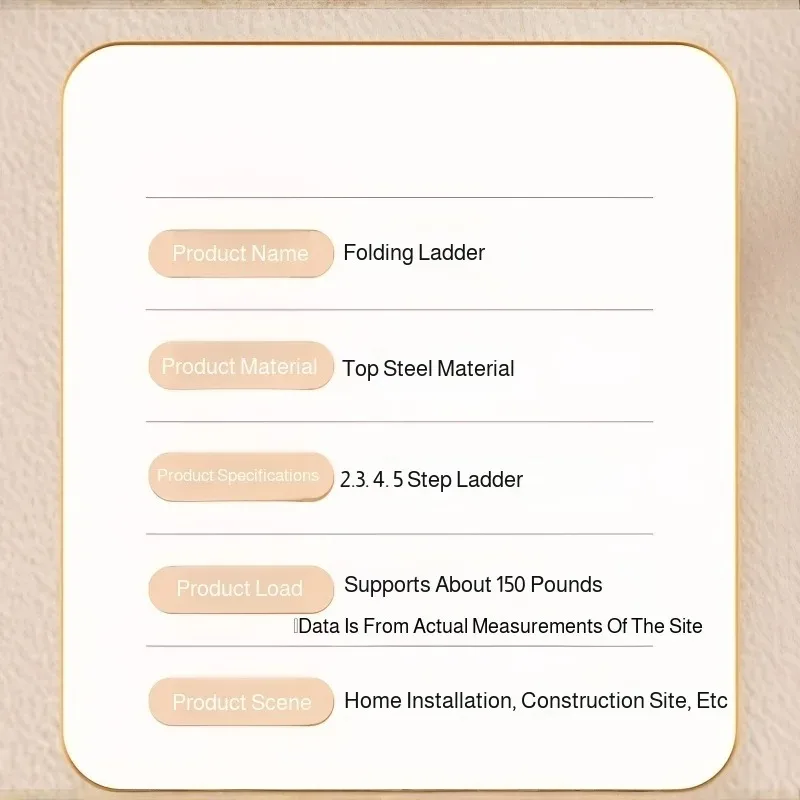 Multipurpose home ladder folding - Фотография_6