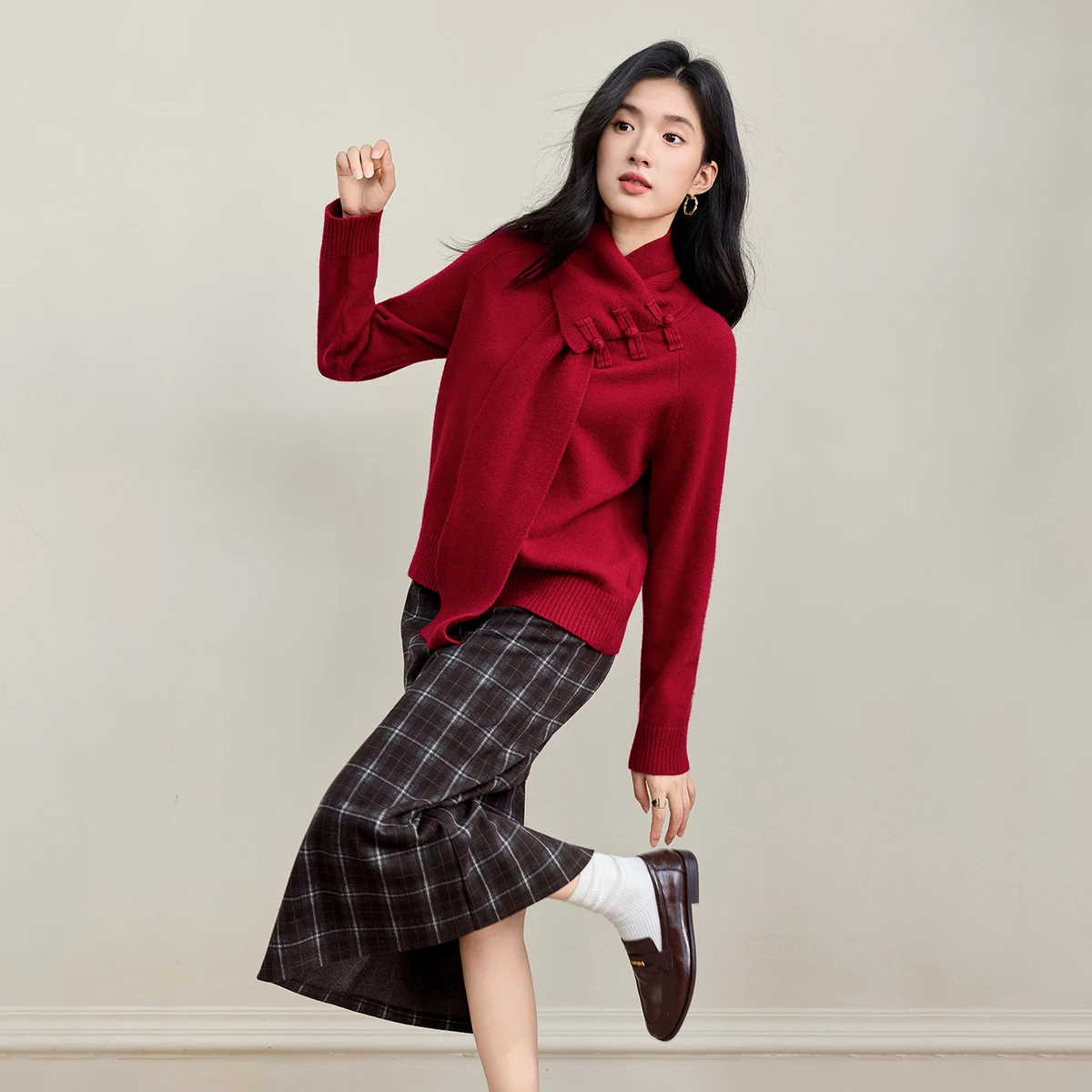 Sentubila женский вязаный пуловер - Фотография_3