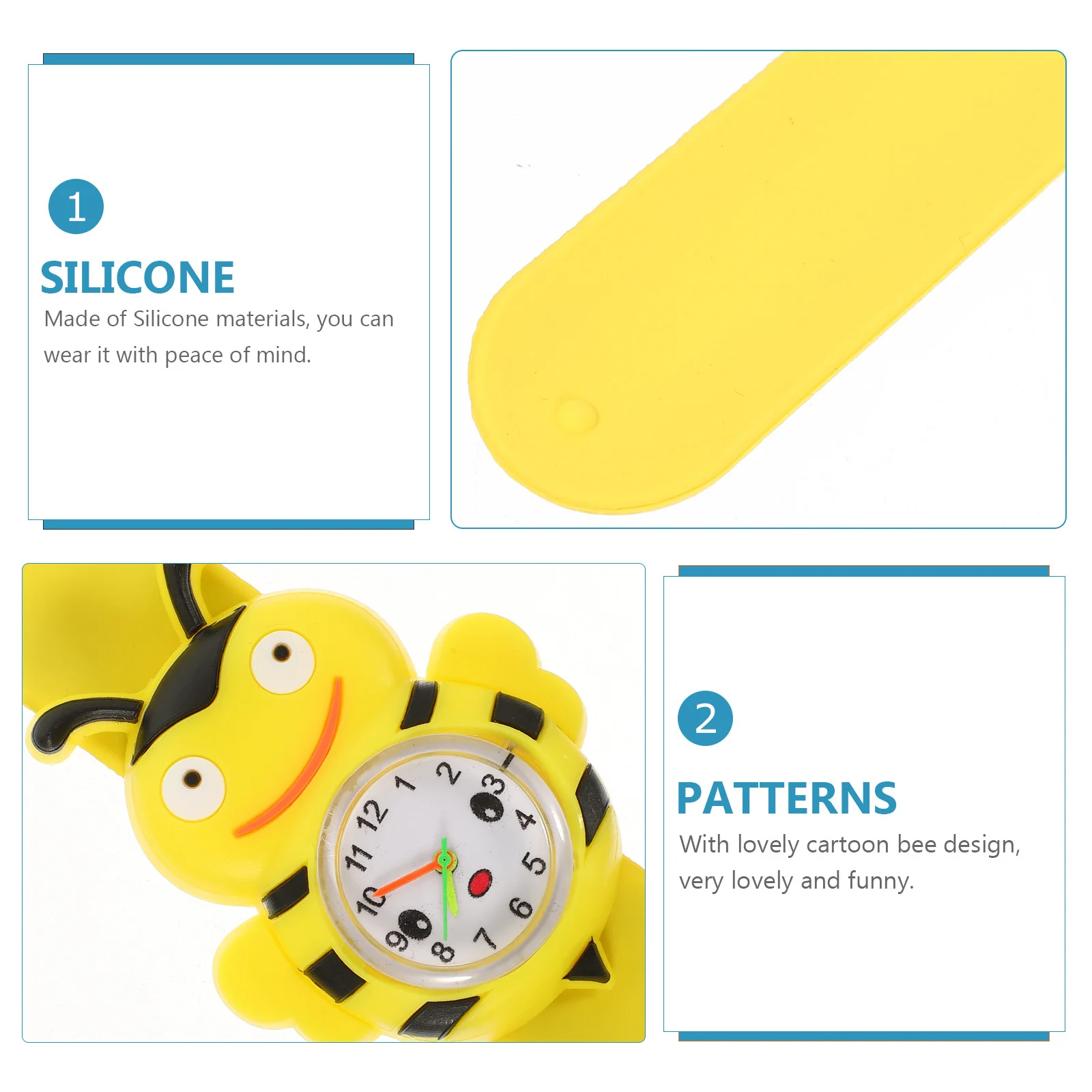 Пластиковые настенные детские часы - Фотография_4