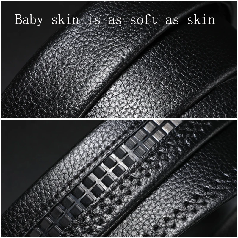 Мужской ремень с автоматической пряжкой для мужчин - Фотография_4