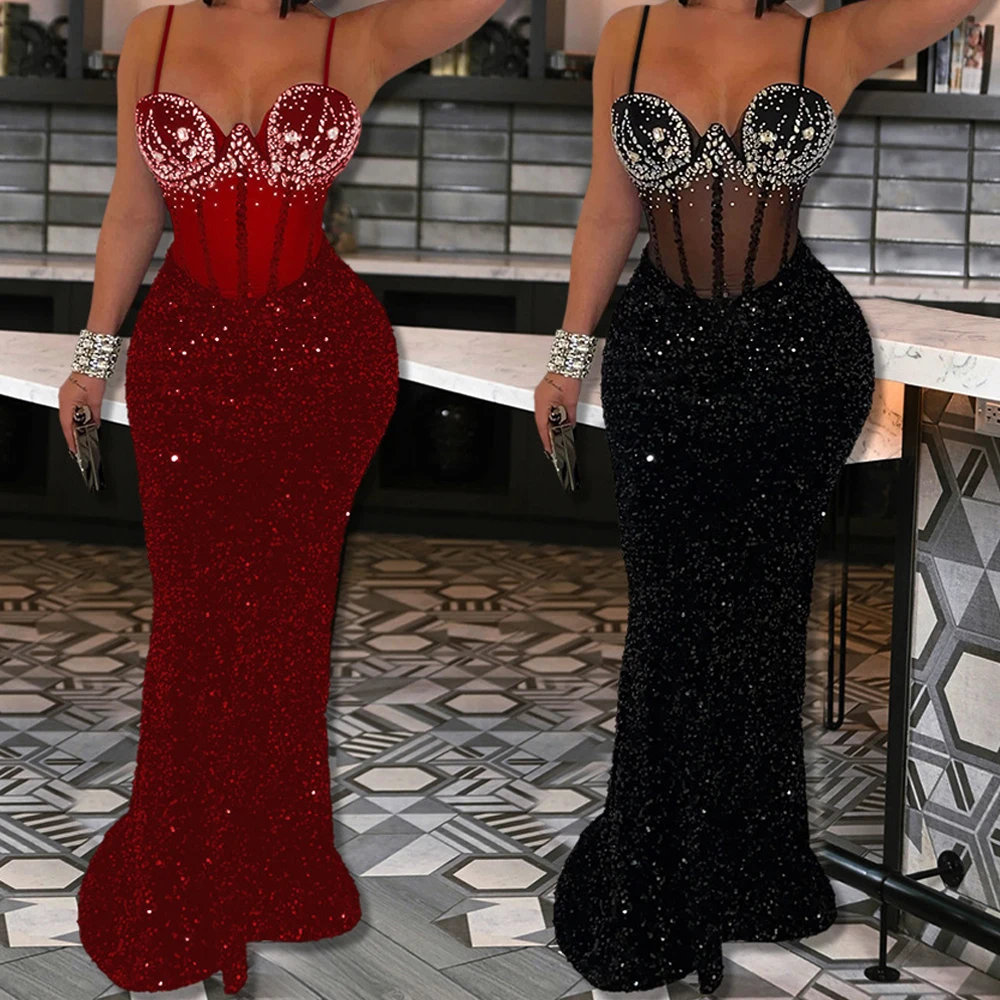 Длинные платья с рукавами женские