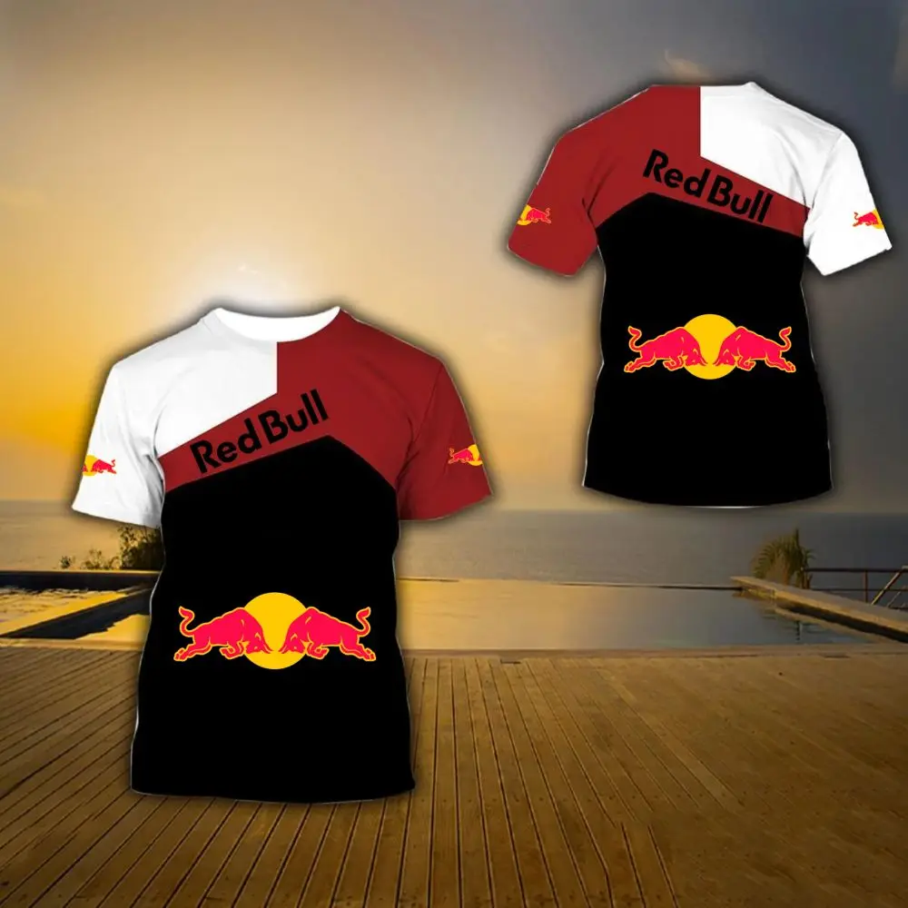Мужской и женский летний гоночный костюм red bull 2025 года