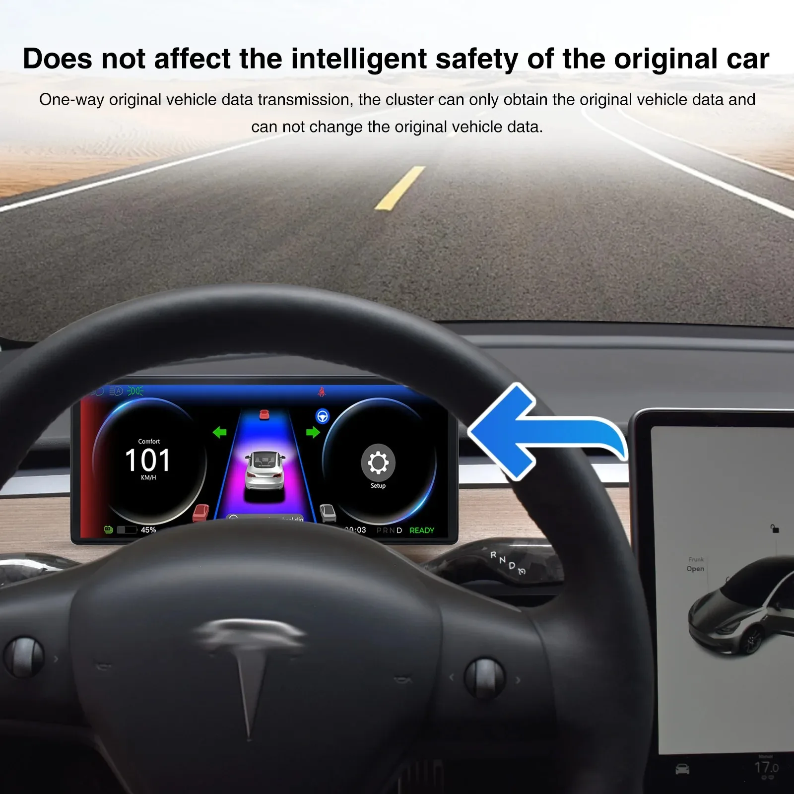 Дисплей heads-up для tesla model - Фотография_3