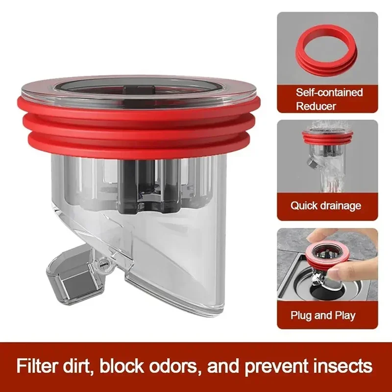 Сливной клапан для пола с защитой от запаха