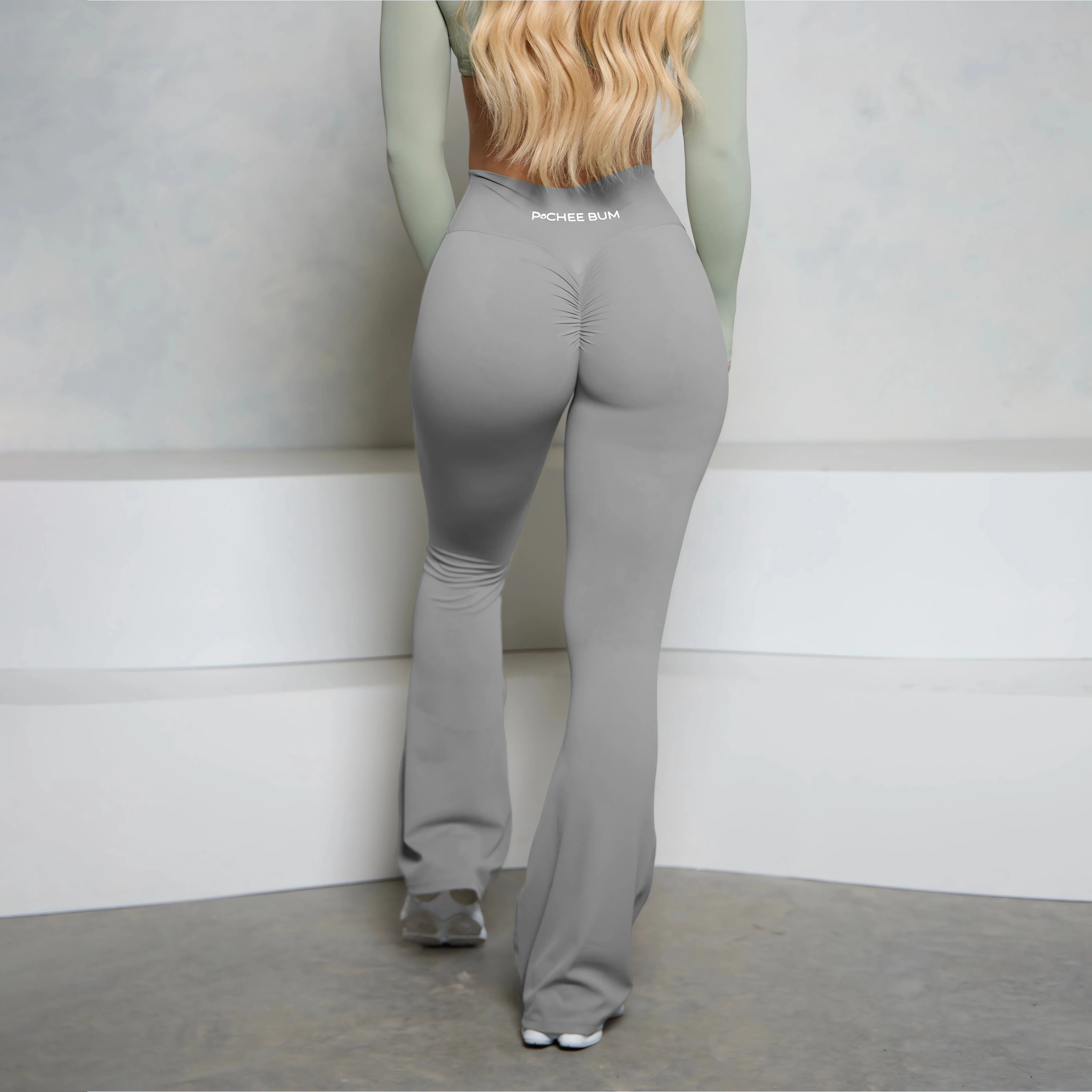 Для йоги bum, расклешенные брюки для йоги - Фотография_5