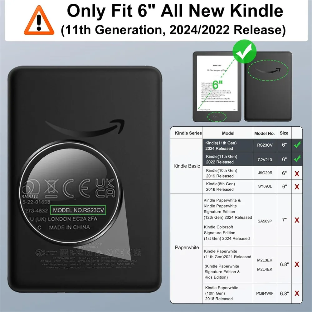 Чехол для kindle 2024 2022 11-го поколения - Фотография_2
