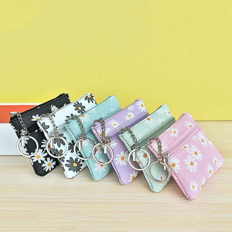 Кошелек для монет с принтом ромашки - Фотография_2