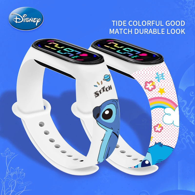 Детские часы disney stitch с героями мультфильмов аниме - Фотография_3