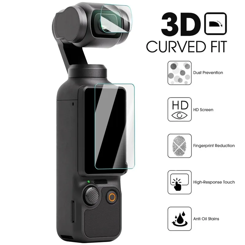 Защитная пленка из закаленного стекла для dji osmo pocket 3 - Фотография_2